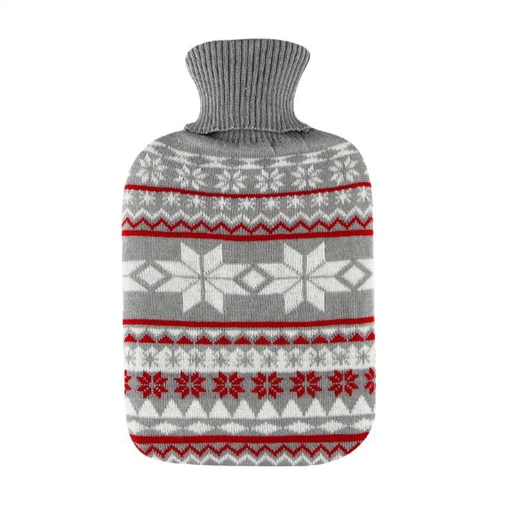 Wearable Rubber Hot Water Bottle Knitted Cover