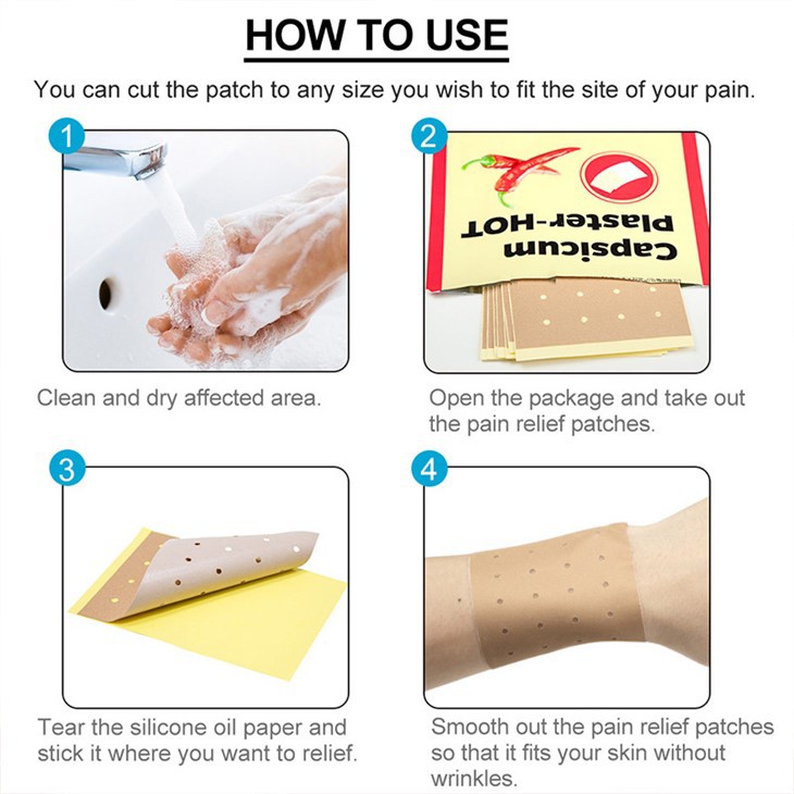 Medical Capsicum Chili Pain Relieving Patch